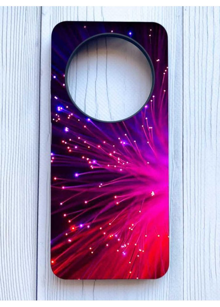 Матовий чохол з чорними боками на Xiaomi Redmi 14C/Poco C75 Салют (принт 98) Creative (355408738)