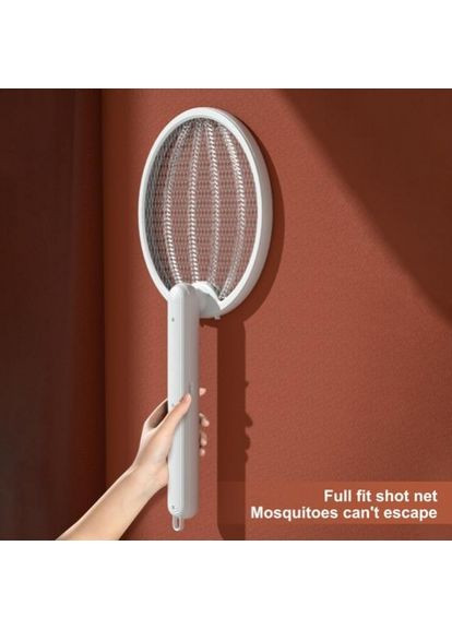 Электрическая мухобойка-ловушка 3 в 1 с УФ-лампой White для дома и улицы ProDobro (365442026)