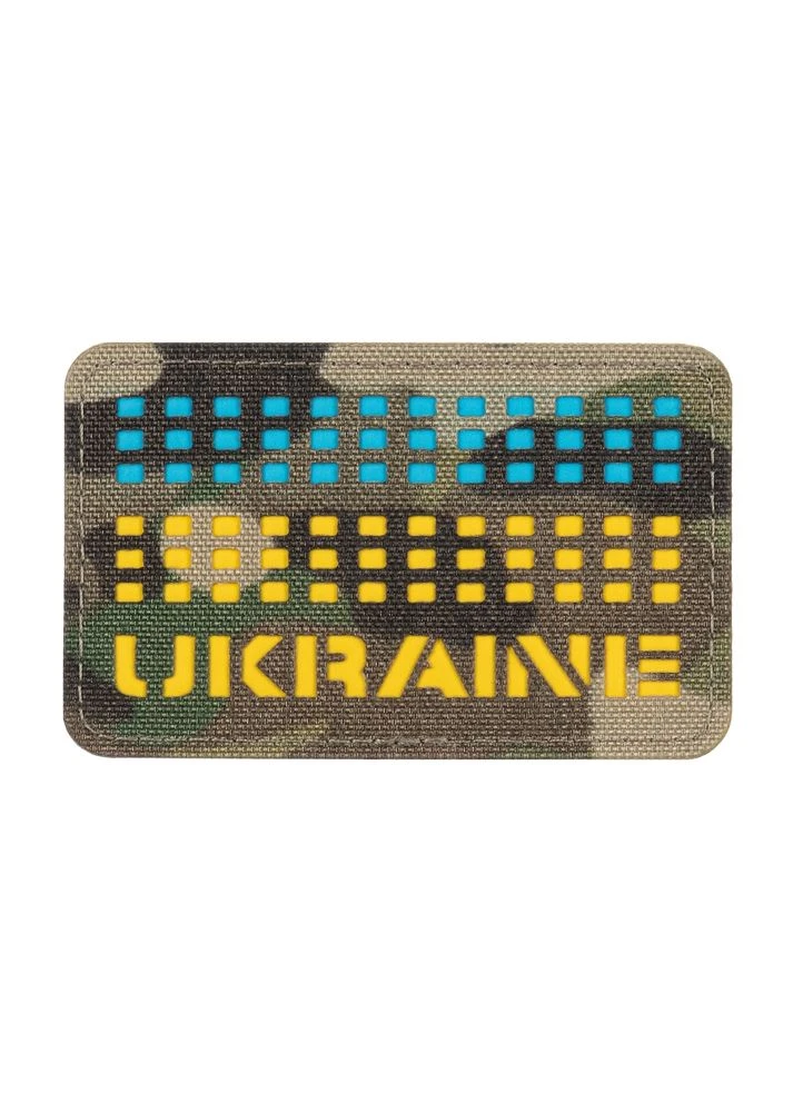 Нашивка Ukraine Laser Cut Multicam/Yellow/Blue/GID M-TAC (315047422)