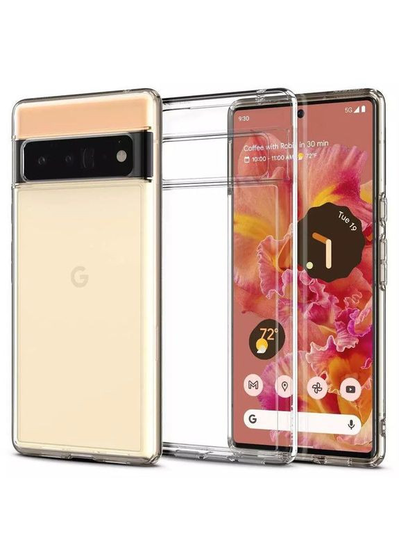 Чохол TPU Epic Transparent 1,5 мм для Google Pixel 6 Pro Прозорий Epik (372845795)