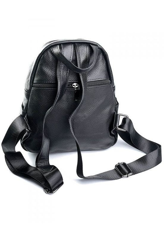 Жіночий шкіряний рюкзак чорний No Brand (292557733)