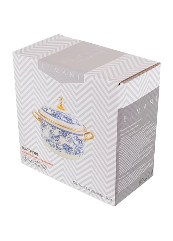 Кастрюля Peony 2.1 л (763-003) Elmani (337179033)