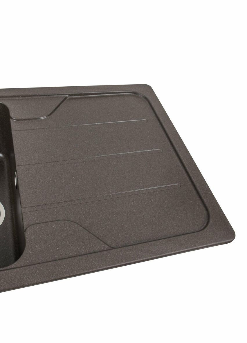 Гранитная мойка для кухни 7850 VERONA матовая Темная скала Valeso (342072483)