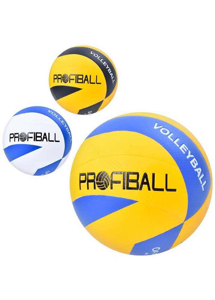 Волейбольный мяч, официальный размер, ПУ, 2,5 мм, ламинированный, 260-280 г, 3 цвета (EV-3400) No Brand (345650659)