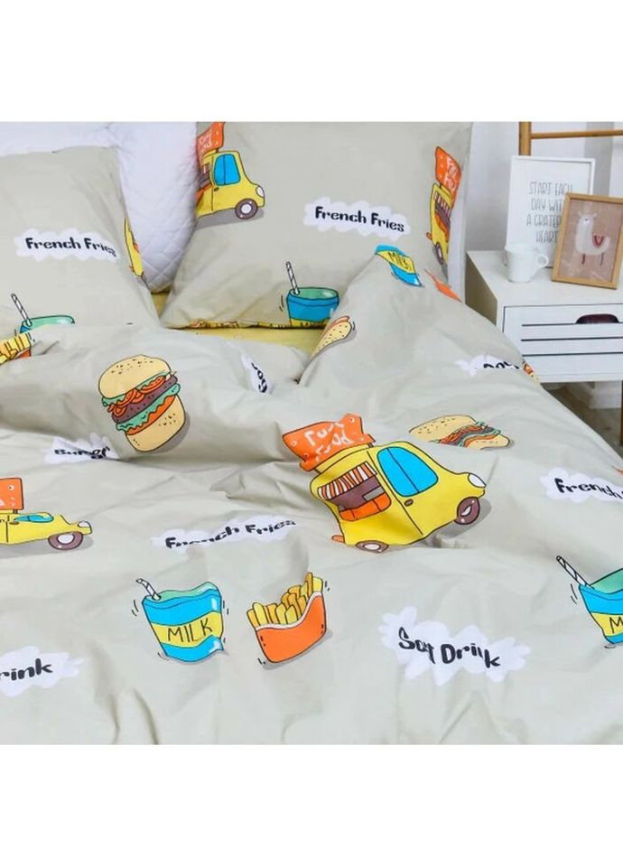 Постільна білизна євро Ранфорс 21141-E 220х200 см Viluta (336327903)