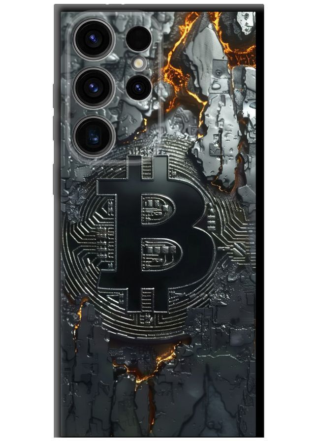 TPU чохол 'Розпечений біткойн' для Endorphone Samsung Galaxy S24 Ultra (366340534)