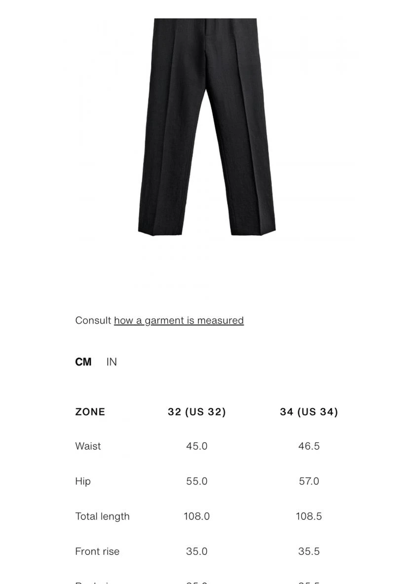 Брюки тектурні 19835 Black Zara (401462565)