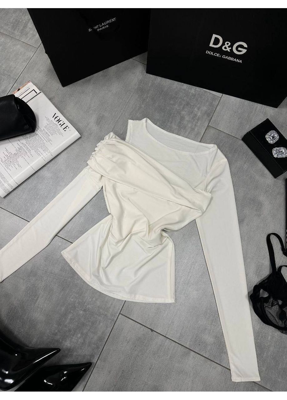 Женский лонгслив с топом No Brand (366226778)