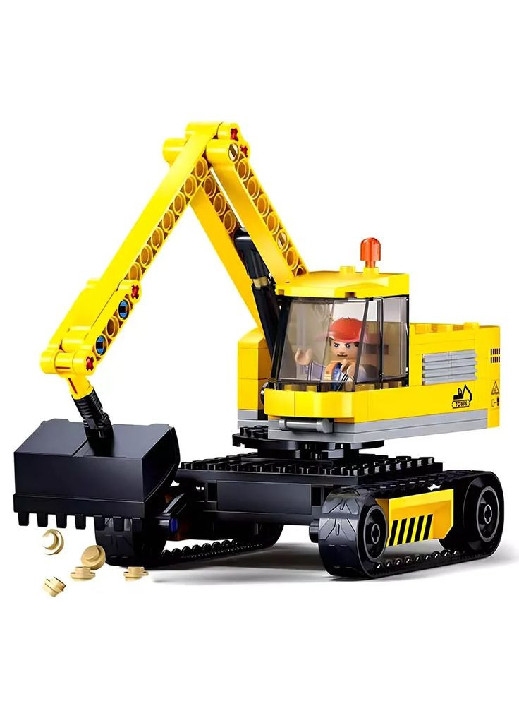 Конструктор Town Маленький экскаватор 152 дет (M38-B1196) Sluban (346998904)