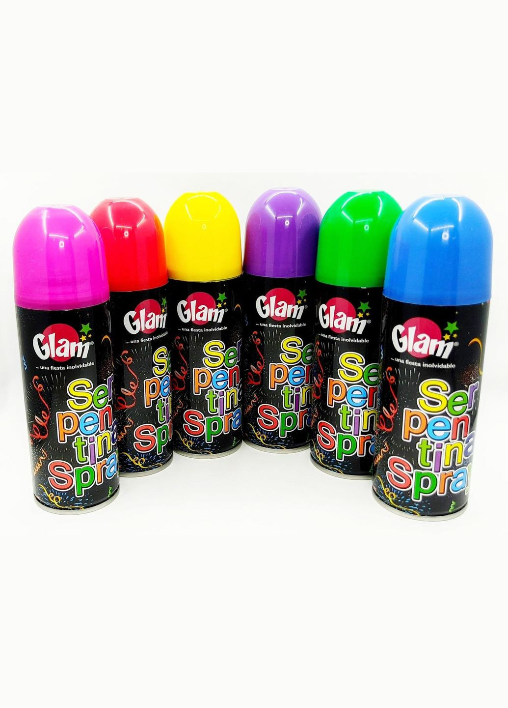 Серпантин кольоровий в балоні 250 мл No Brand (302314200)