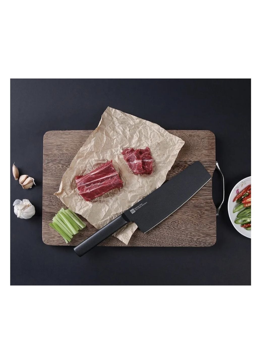 Набор ножей HuoHou Heat Knife Set 2 pcs Black из 2 предметов Xiaomi чёрные,