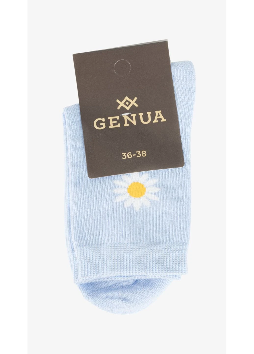 Блакитні шкарпетки ромашка жіночі shop (2000999561023) Genua (388341435)