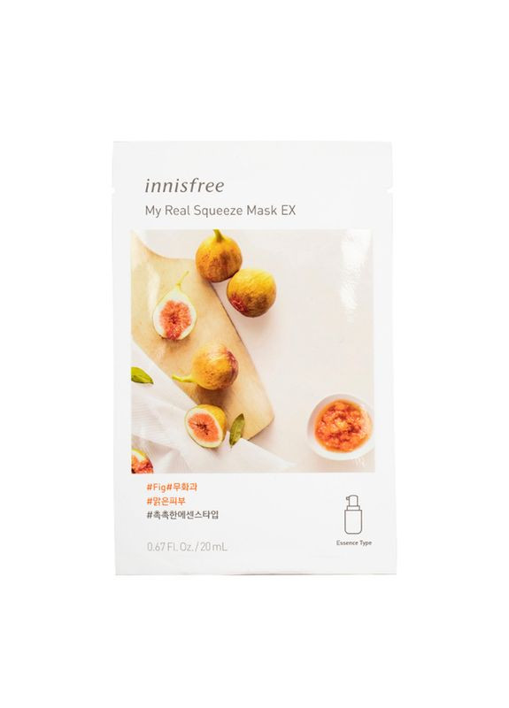 УЦЕНКА! Антиоксидантная маска с экстрактом инжира My Real Squeeze Mask Fig 20мл INNISFREE (317169608)