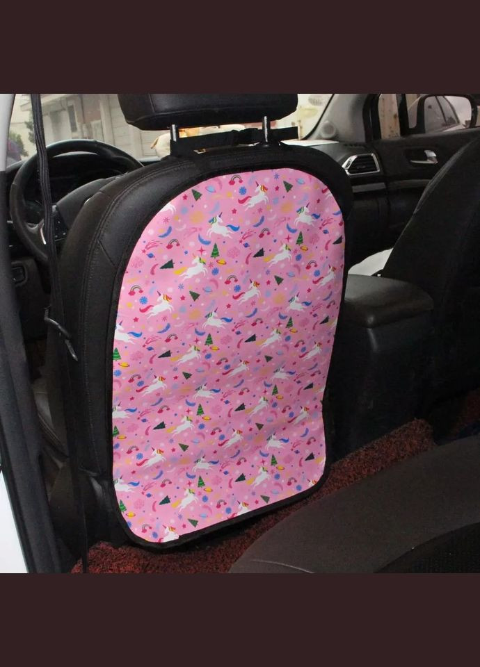 Захисний чохол на спинку для переднього сидіння захист сідіння від брудних ніг, 44×66 см Єдиноріг LELUNO (304287590)