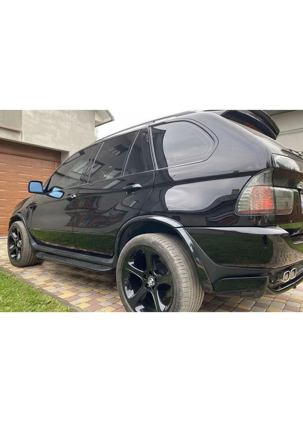 Боковые Подножки Bosphorus Black (2 шт, Алюминий) для BMW X5 E53 1999-2006 гг Erkul (392194038)