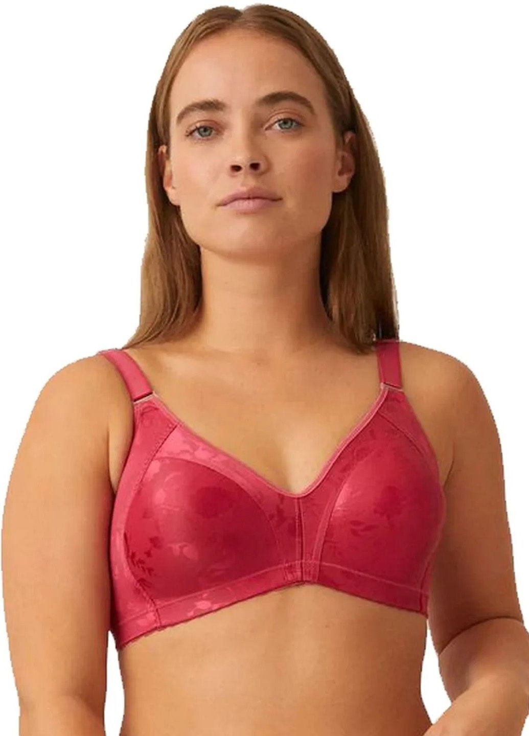 Бордовий бюстгальтер Naturana