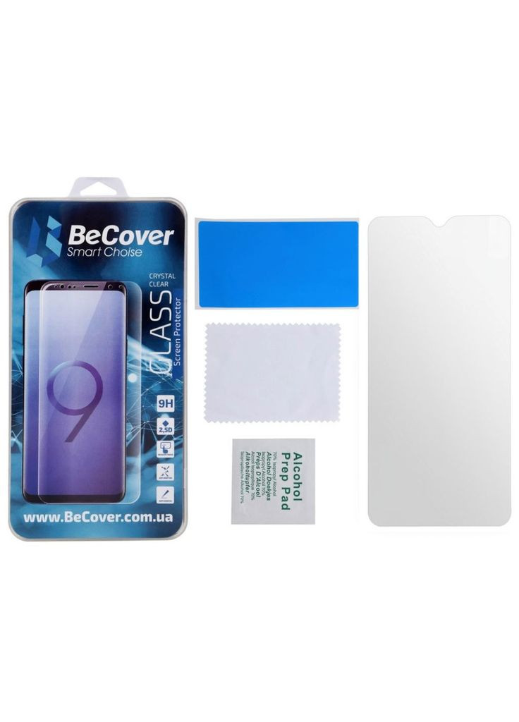 Скло захисне Crystal C (m432722) BeCover Xiaomi Redmi Note 9S / Note 9 Pro / Note 9 Pro Max (367069078)