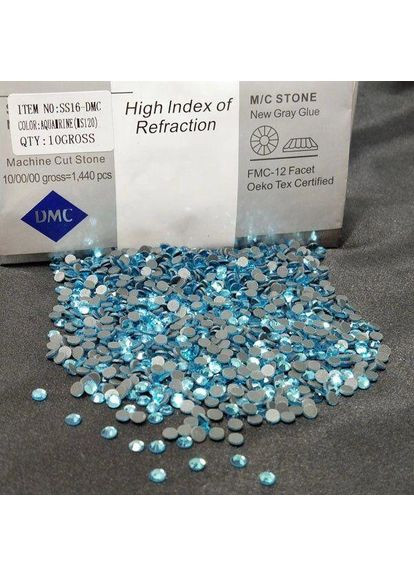 SS16 Термоклейные стразы дмс (DMC Китай) Col: AQUAMARINE Plus-plus (352745851)