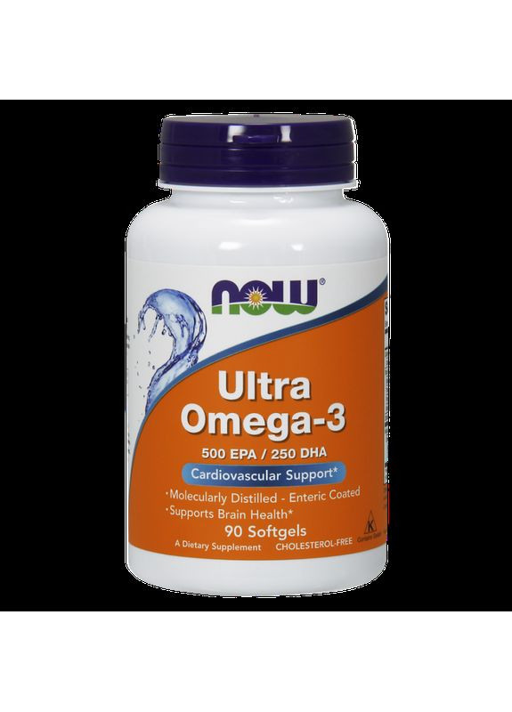 Жирні кислоти NOW Ultra Omega-3 Softgels Now Foods (351864023)