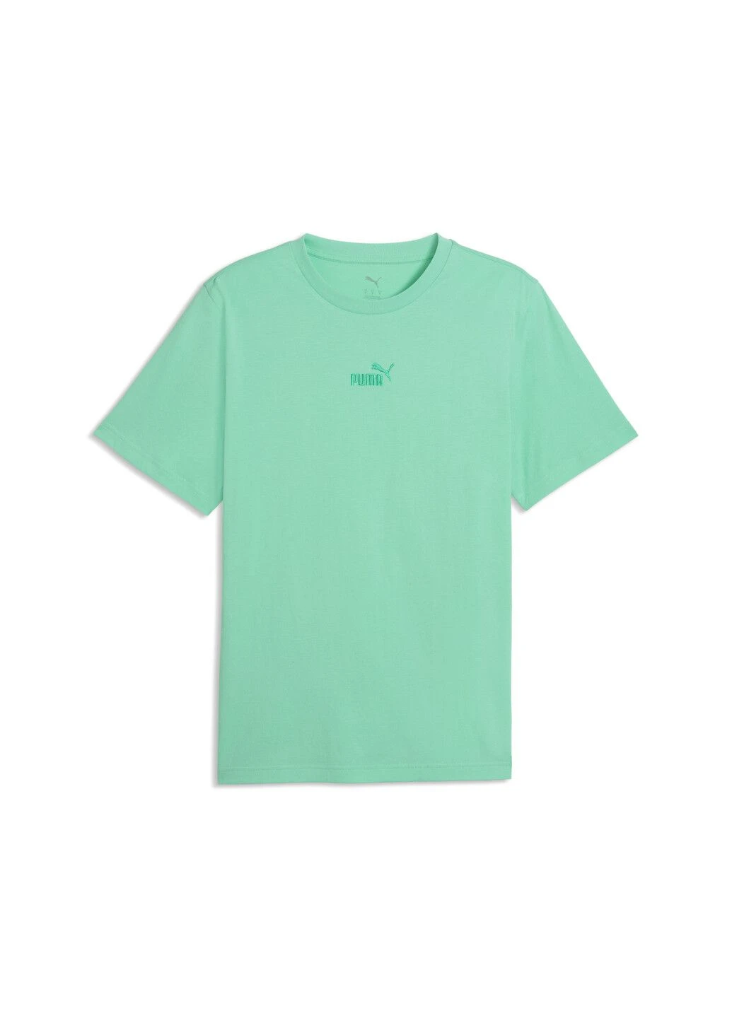 Зелена футболка essentials small no.1 logo tee men Puma