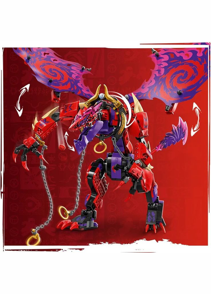 Конструктор Ninjago Громовержець Дракон Хаосу, 668 деталей () Lego 71832 (335973688)