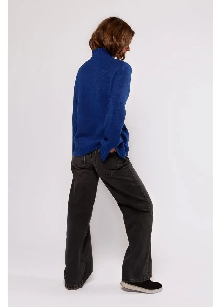 Синій демісезонний светр sw924 42-44 ультрамарин Sewel