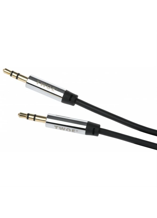 Кабель (jack 3.5 мм-M/jack 3.5 мм-M) Coiled 1.8 м, Black 2E (389737062)
