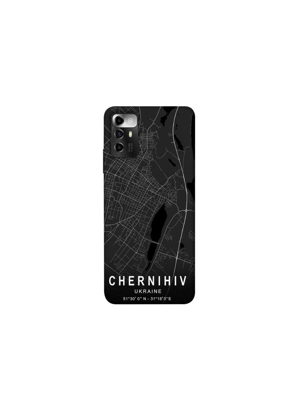 Чехол на ZTE Blade A72 Chernihiv map Frontalka (365303580)