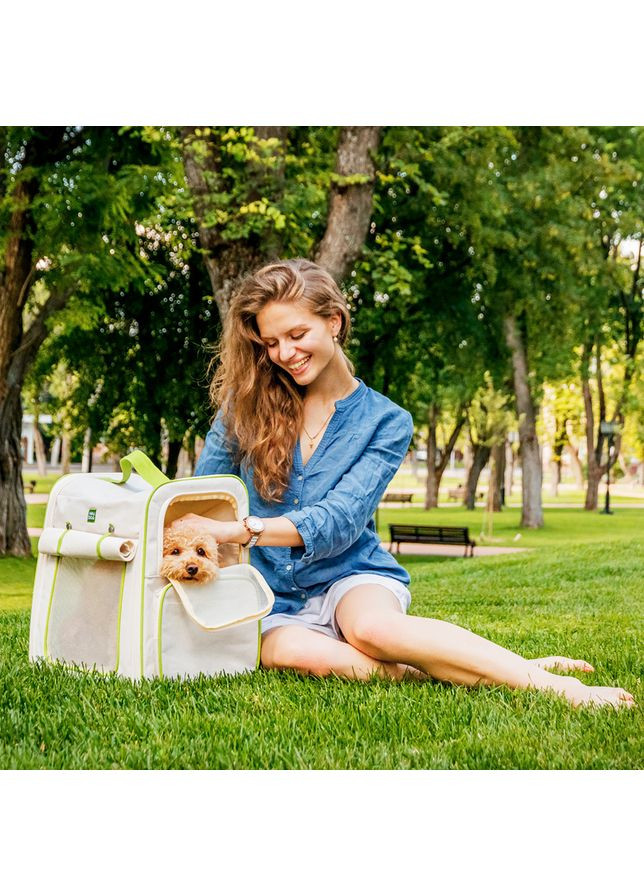 Рюкзак-переноска для котів та дрібних порід собак WAUDOG Relax Eco, 42*34*27 см, до 8 кг No Brand (363197886)