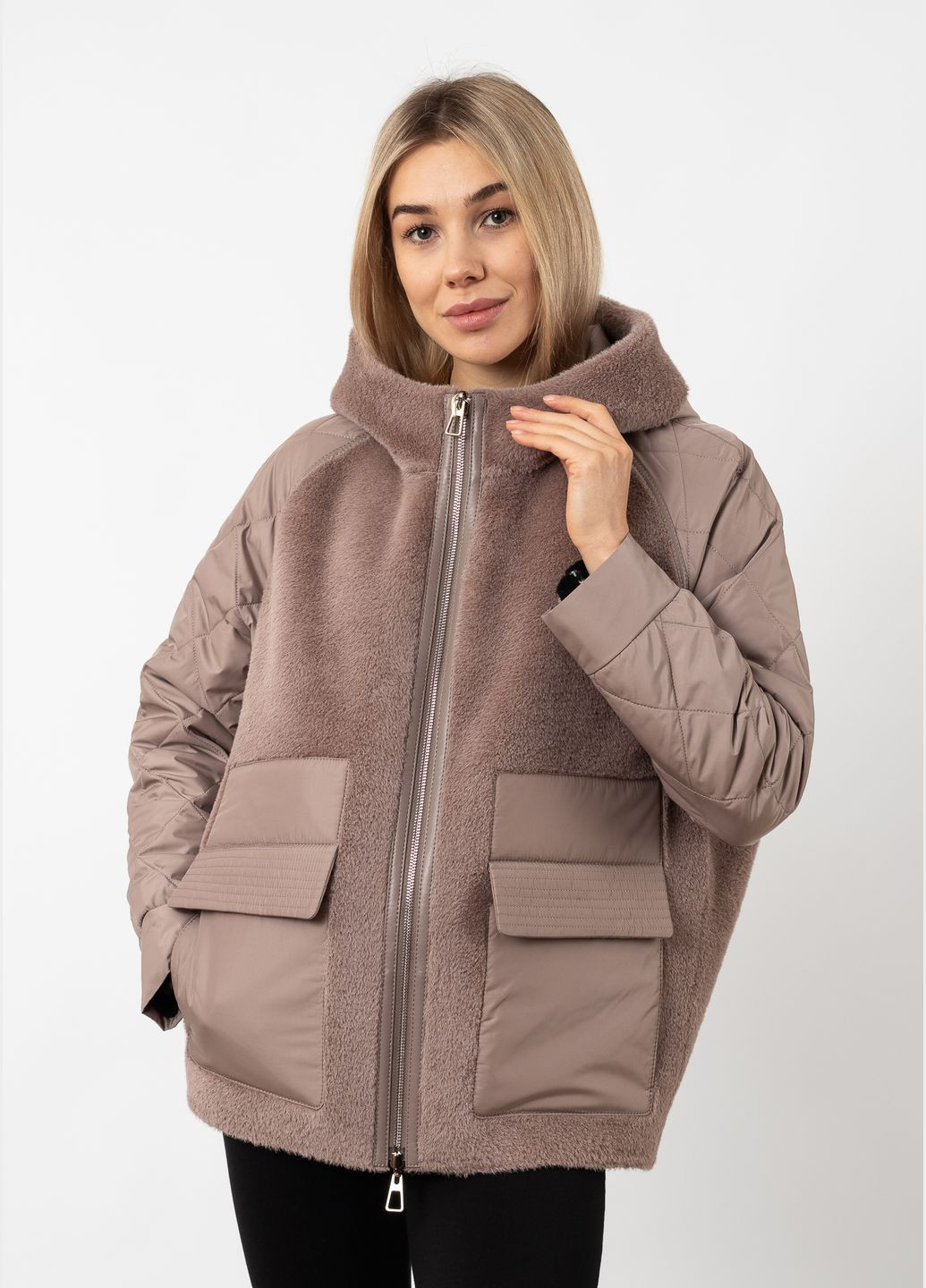 Коричневая куртка (к836) MissLynx