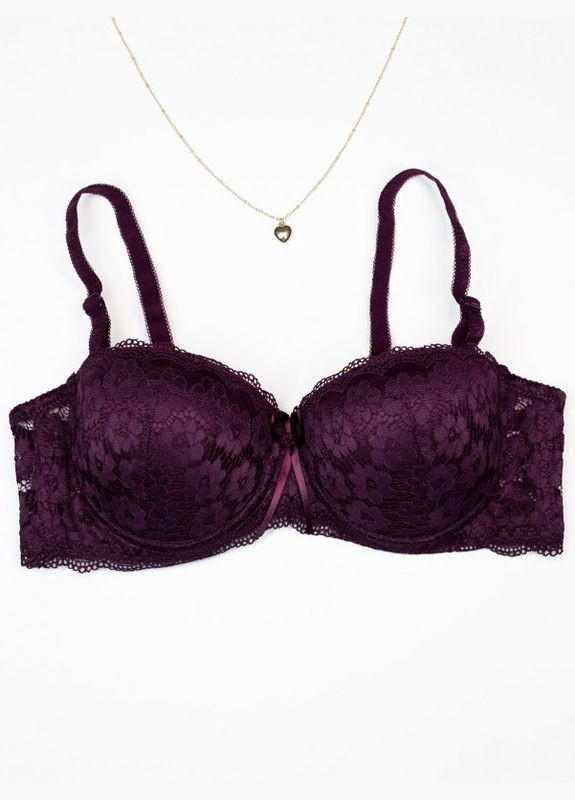 Фіолетовий бюстгальтер bl3-113 фіолетовий ISSA PLUS бавовна