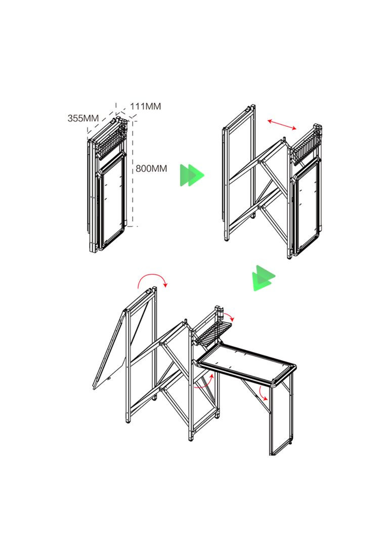 Складывающаяся тумба Z12 (A-016841) BRS (327091655)