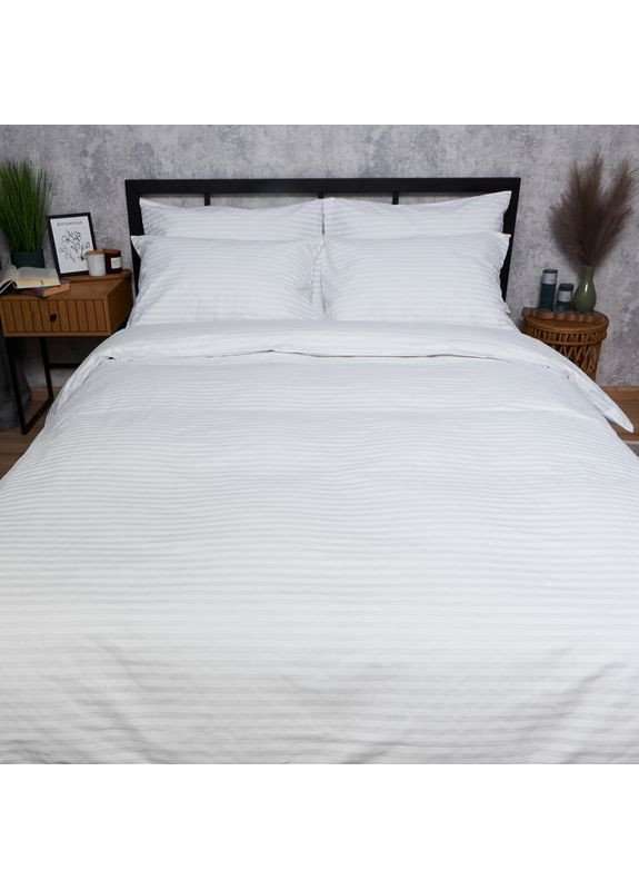 Комплект постельного белья Бязь Gold Люкс «» Полуторный Евро 160х220 наволочки 4х70х70 (MS-820007409) Moon&Star White Harmony (356115050)