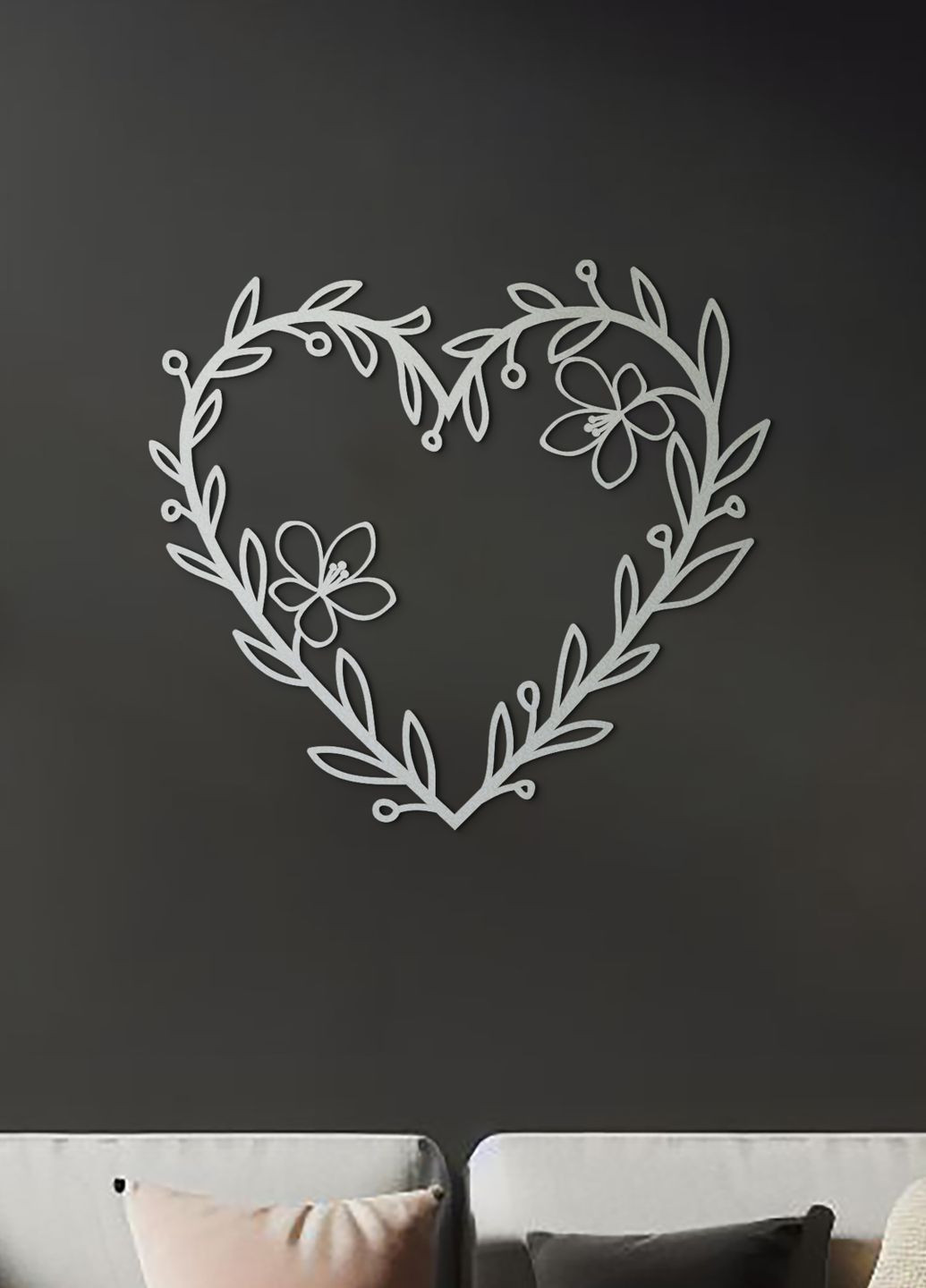 Настенный декор для дома, картина лофт "Влюбленность сердце", декоративное панно 35х40 см Woodyard (292112446)