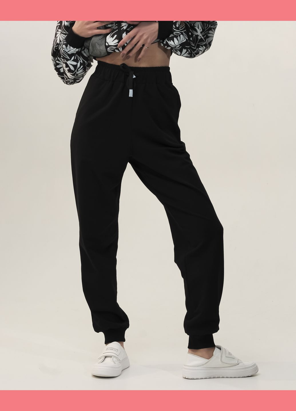 Костюм жіночий чорний (кофта, брюки) Raw (280911696)
