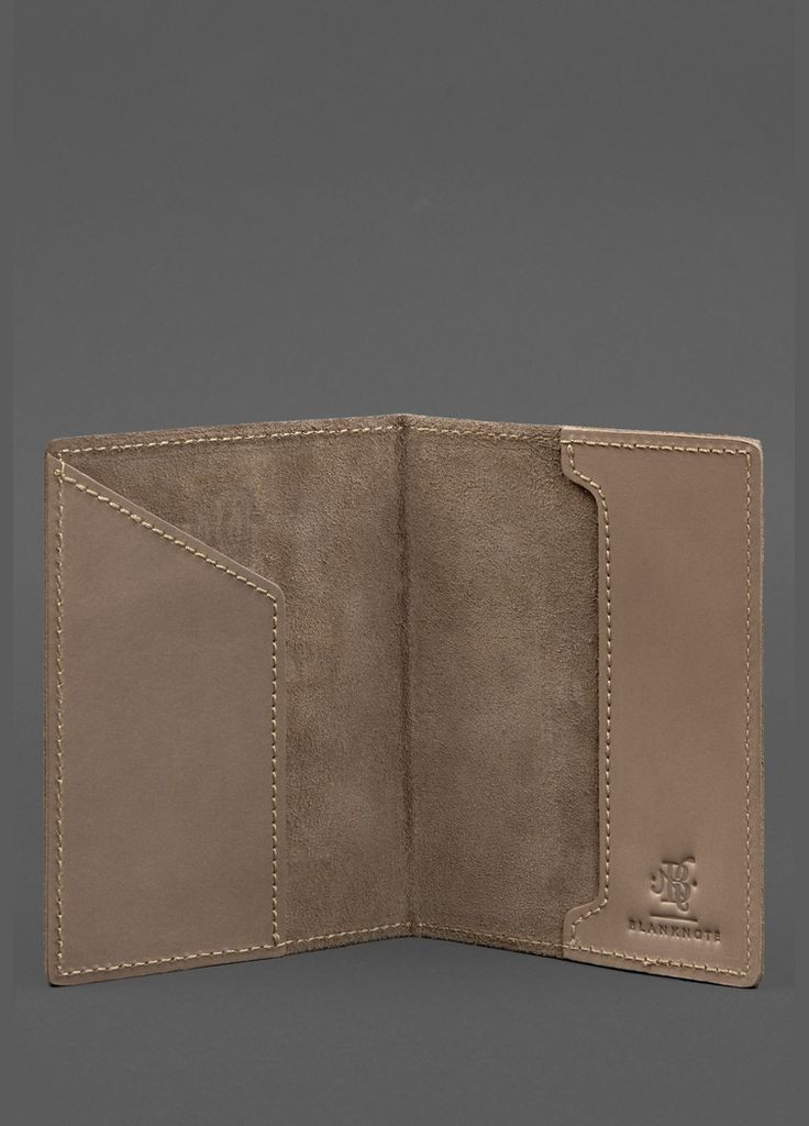 Шкіряна обкладинка для військового квитка 7.0 світло-бежева Crazy Horse (A-028674) BlankNote (328961563)