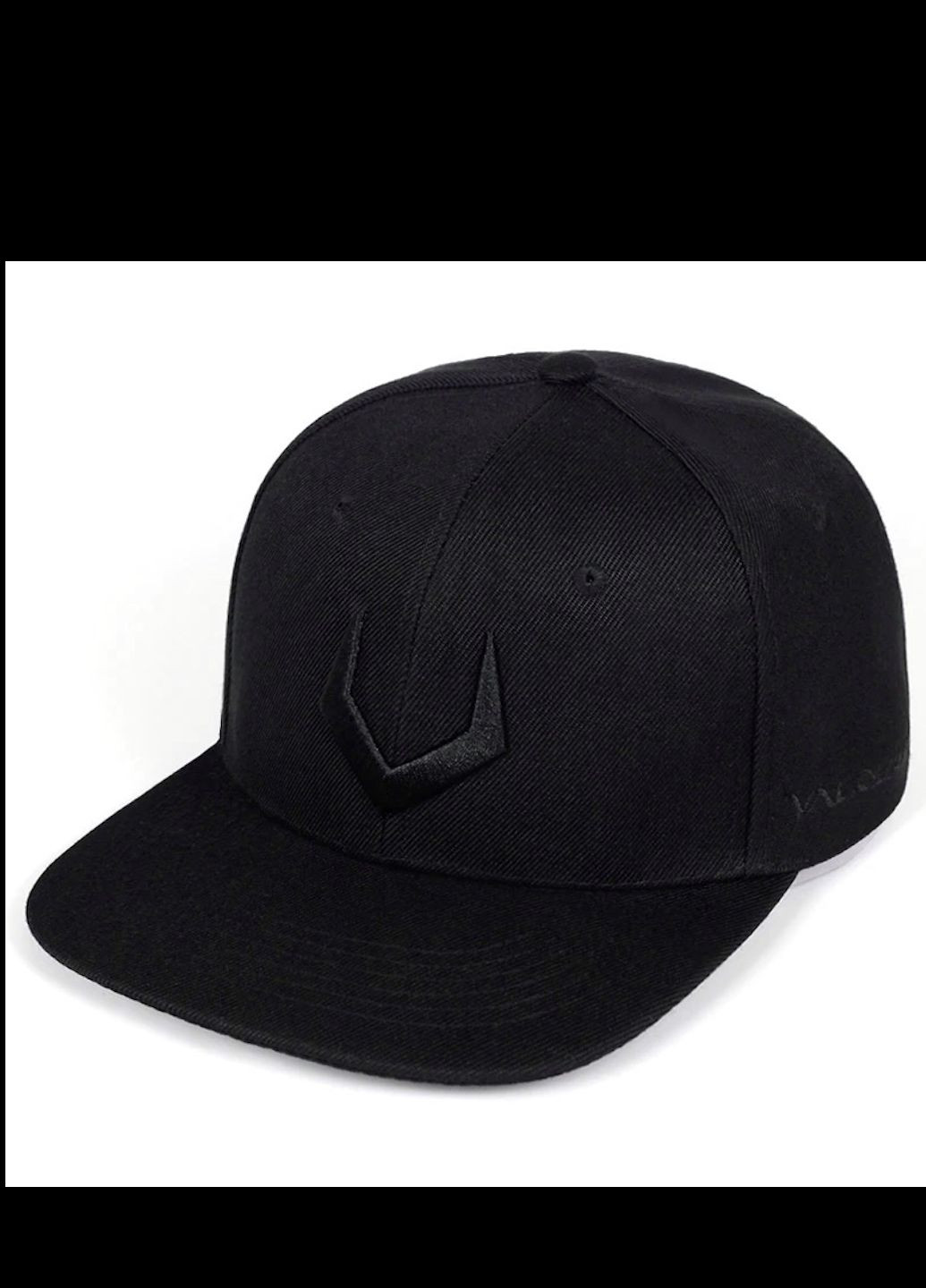 Кепка снепбек Wuke Valourian с прямым козырьком унисекс one size Черный Brand Снепбек (294837948)