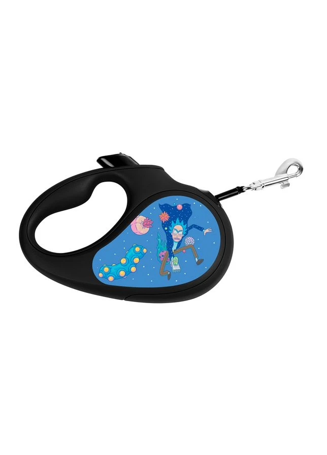 Поводок-рулетка для собак R-leash, рисунок "Рик и Морти 3", светоотражающая лента, L, до 50 кг, 5 м WAUDOG (389114861)