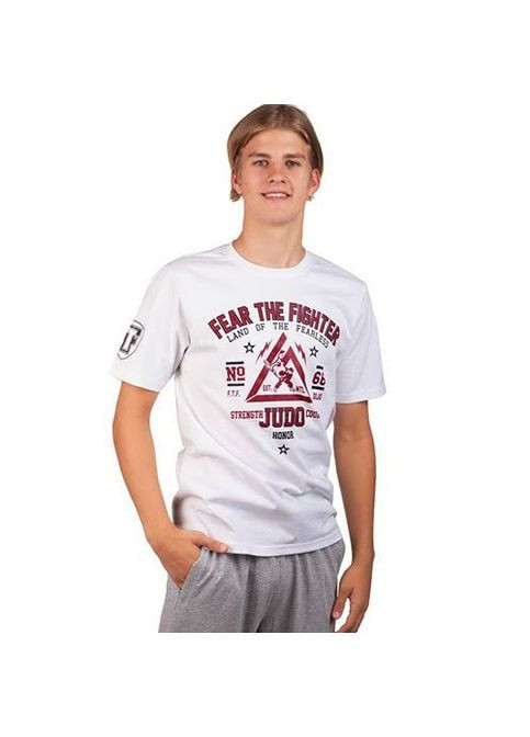 Белая футболка мужская judo jd-41, (06508091) FDSO
