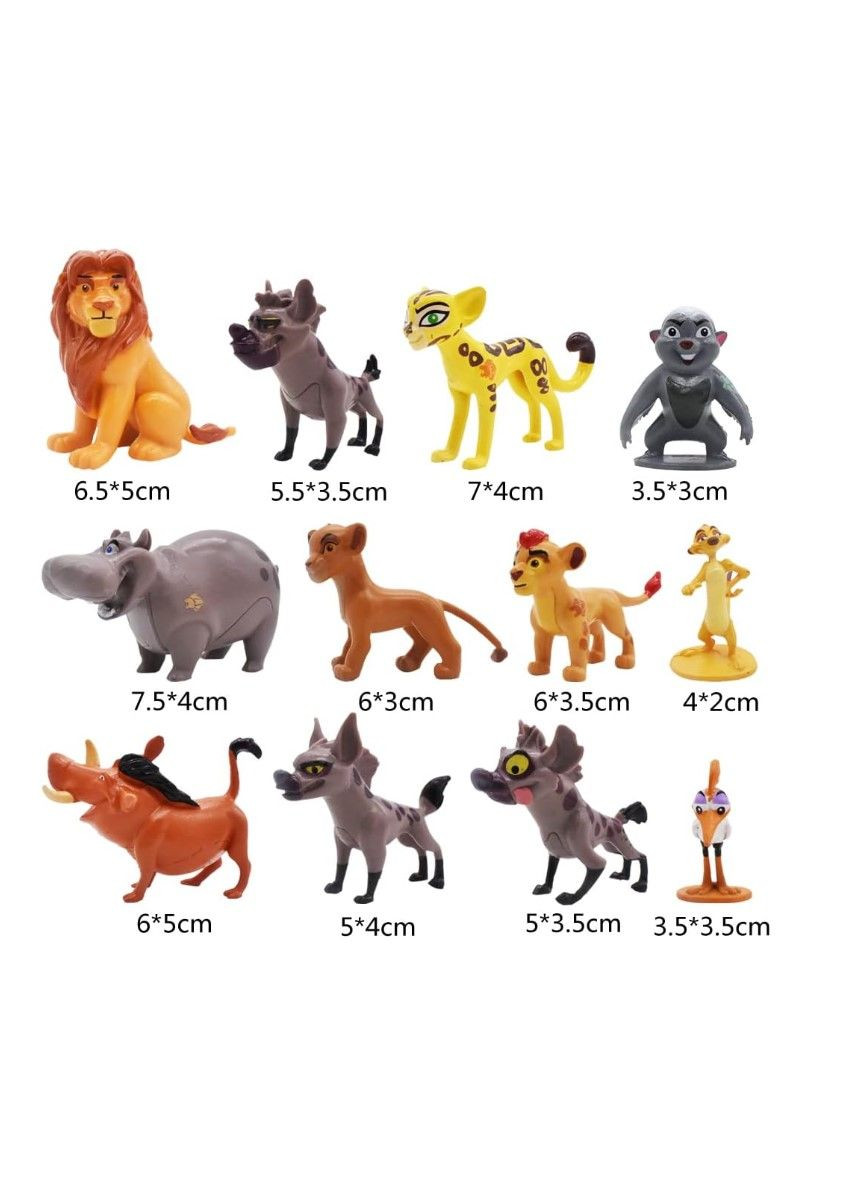 Король Лев The Lion King дитячі ігрові фігурки 12 шт 47см Shantou (280258312)