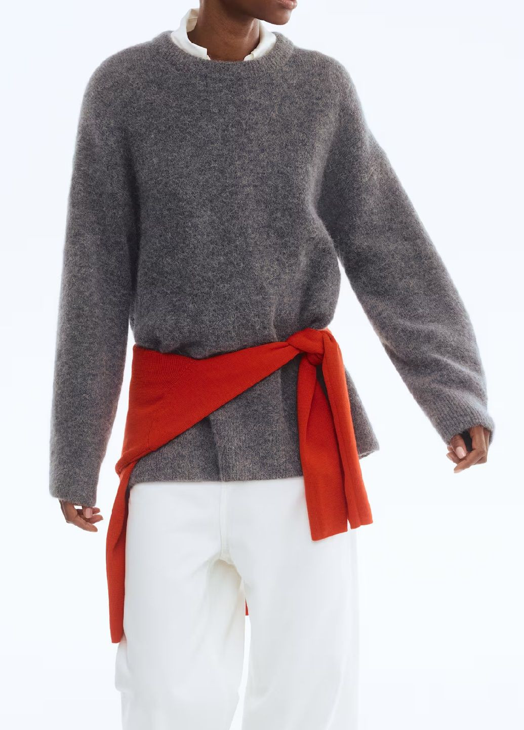 Темно-сірий демісезонний светр H&M