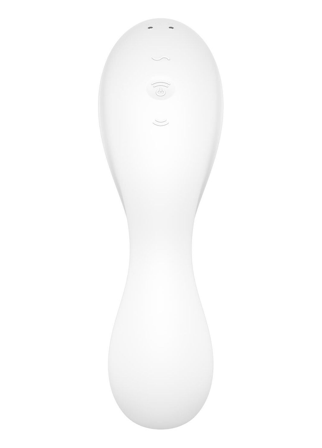Вакуумный смарт-стимулятор с вибрацией Curvy Trinity 5 (White), управление со смартфона Satisfyer (335387196)