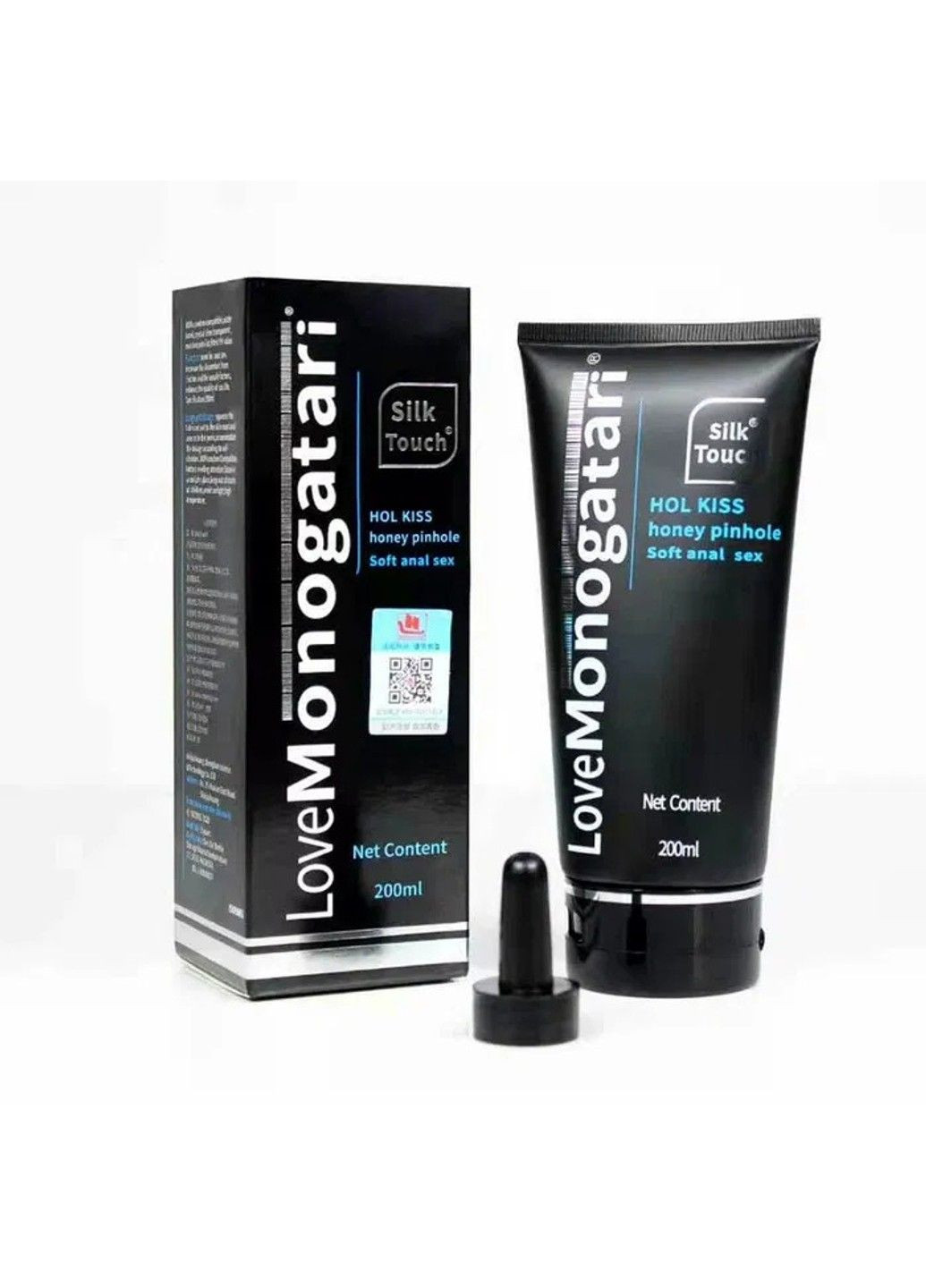 Інтимна змазка для анального сексу Love Monogatari на водній основі 200 ml Silk Touch (284279686)