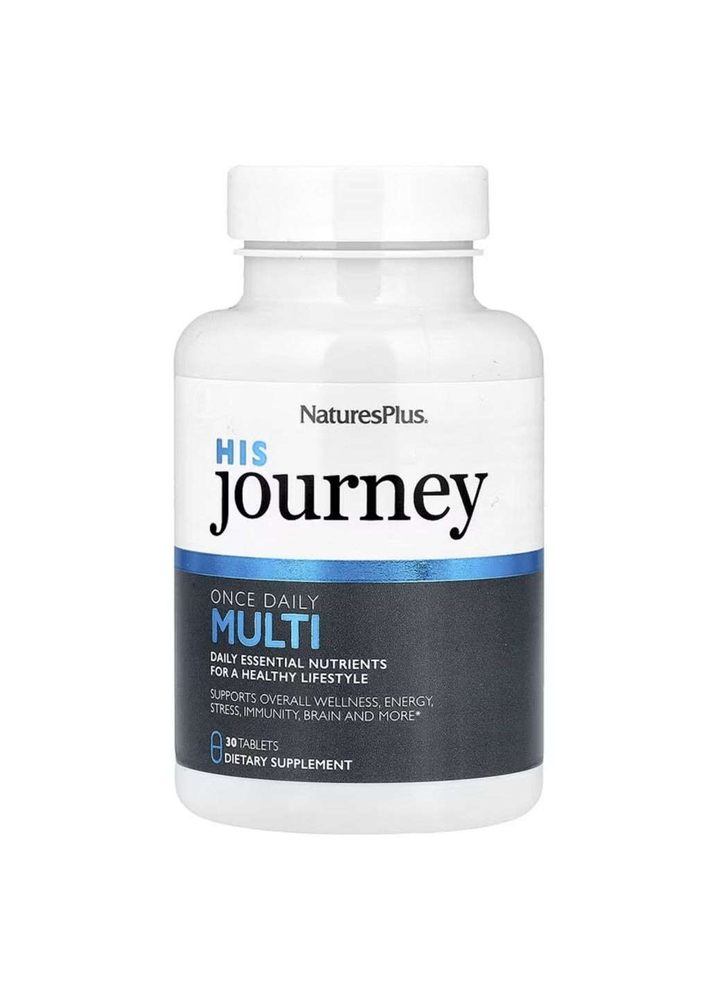 Комплекс витамина С His Journey Once Daily Multi - 30 tabs Nature's Plus (364201254)