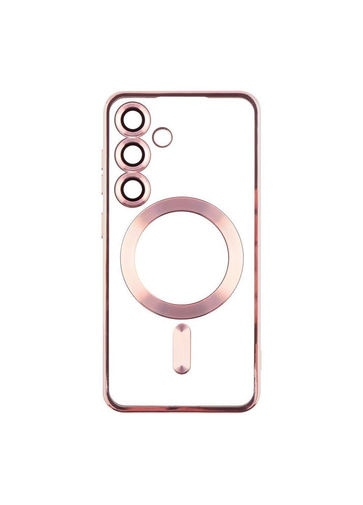 Чохол TPU Metallic with Magsafe для Samsung Galaxy S24 (S921) Rose Gold Wave (315871675)