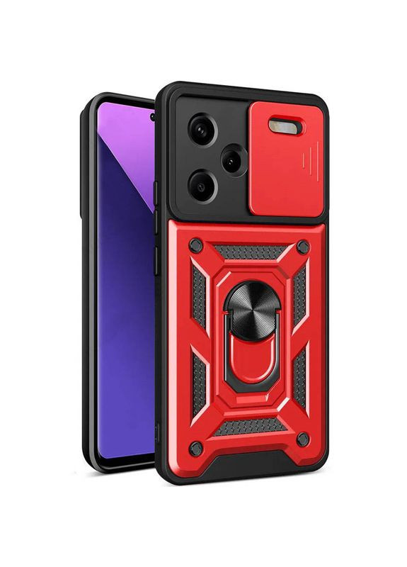 Ударопрочный чехол Camshield Serge Ring для Xiaomi Redmi Note 13 Pro+ Red No Brand (340064017)