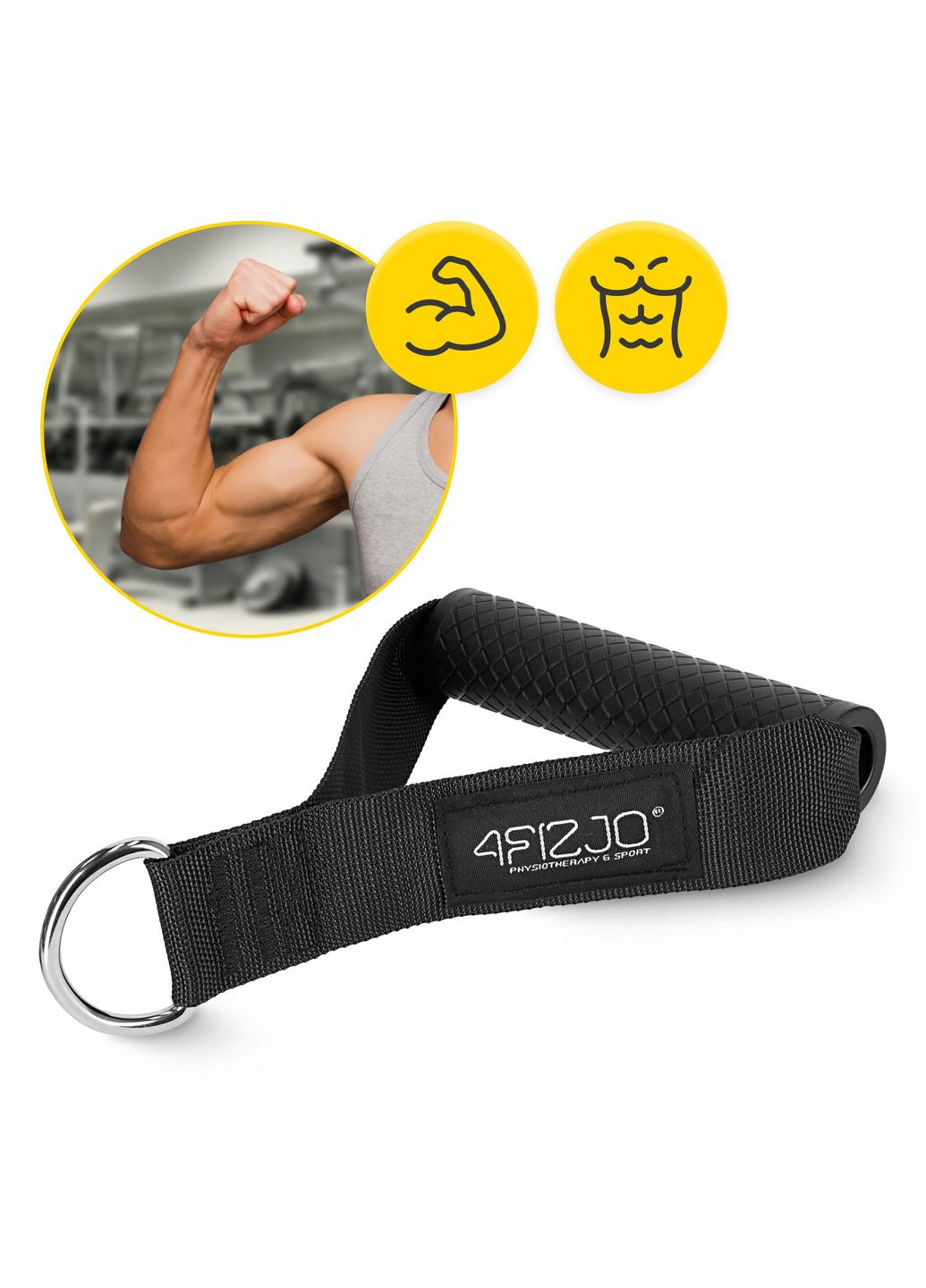 Ручки для тяги с карабинами 2 шт () 4FIZJO P-5907739317322 (324264706)