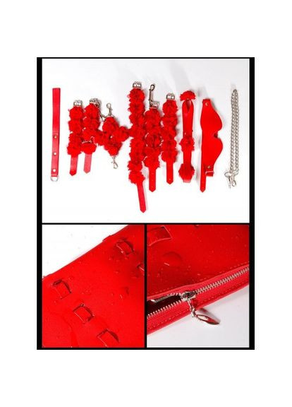 БДСМ набір з сумочкою для зберігання 6 предметів No Brand (303893207)