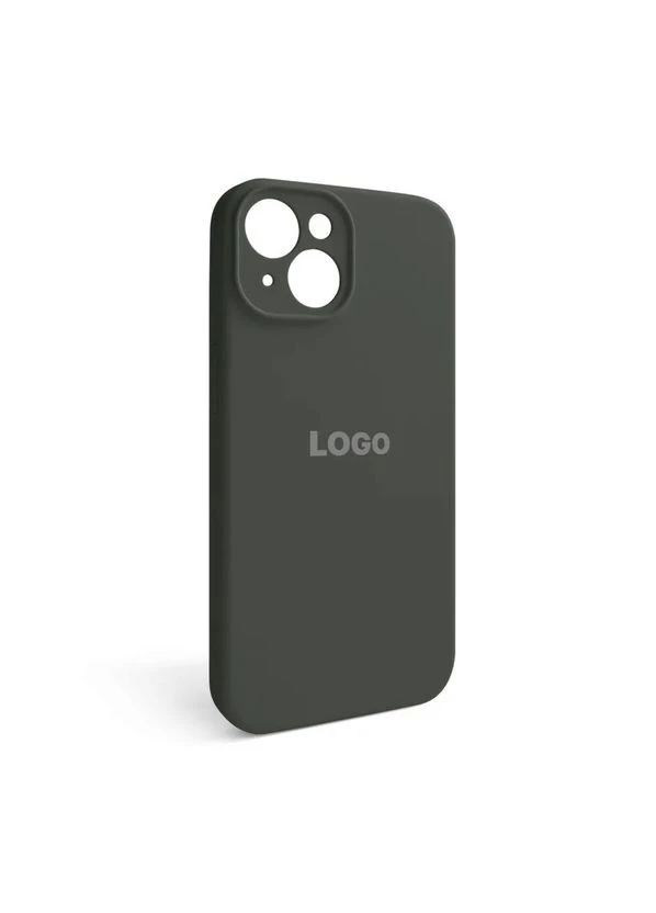 Силиконовый чехол для Apple iPhone серый закрытая камера No Brand 14 (393443245)