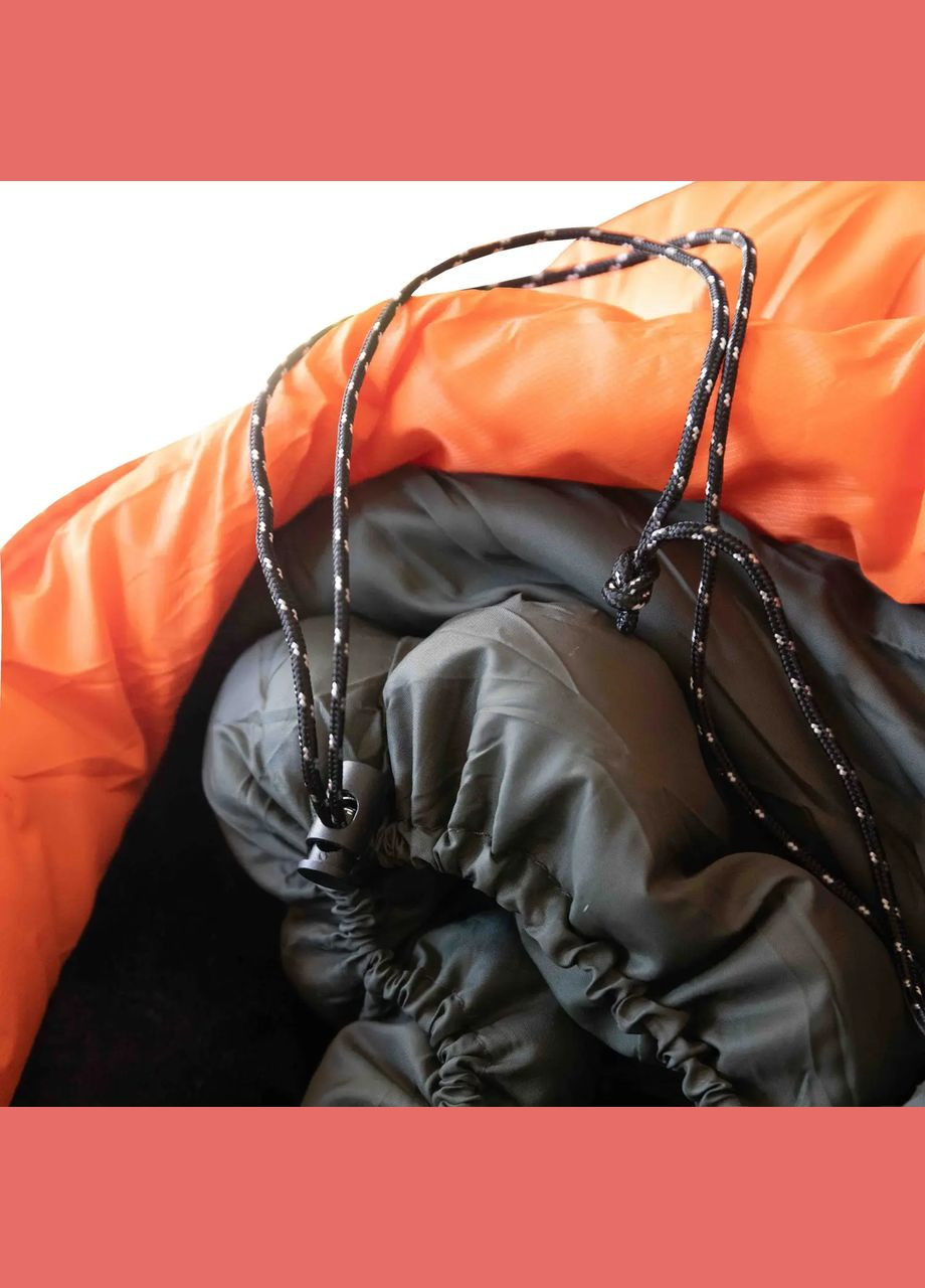 Спальный мешок Boreal Long кокон левый orange/grey 225/8055 UTRS-061L-L Tramp (290193619)